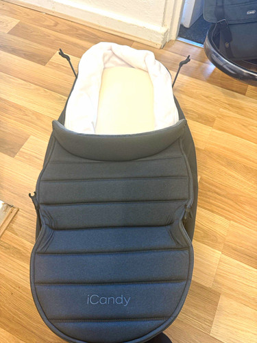 Icandy peach grey carrycot - peach,