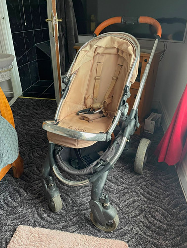 Icandy beige single pushchair - icandy,