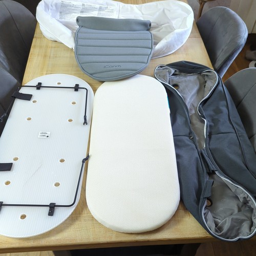 Icandy peach carrycot grey - 7,